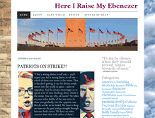 Tablet Screenshot of ebenezerposts.com
